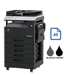 Impresora multifuncional konica minolta modelo bizhub 306 en Iberica de duplicadoras