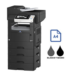 Impresora multifuncional konica minolta modelo bizhub 4750 en Iberica de duplicadoras