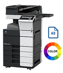 Impresora multifuncional konica minolta modelo bizhub c658 en Iberica de duplicadoras