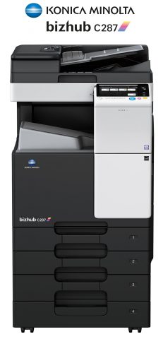 Impresora y fotocopiadora Konica minolta modelo bizhub c287 en Ibéricas de duplicadoras