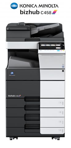 Impresora y fotocopiadora Konica minolta modelo bizhub c458 en Ibéricas de duplicadoras