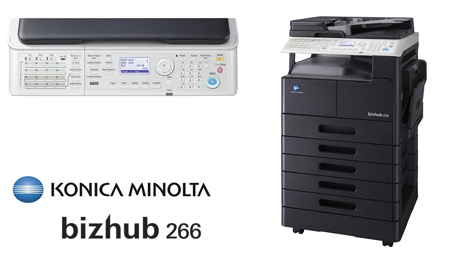 Impresora multifunción Konica Minolta Bithub 226. Distribuidor oficial de Konica Minolta en la Comunidad de Madrid, Ibérica de Duplicadoras