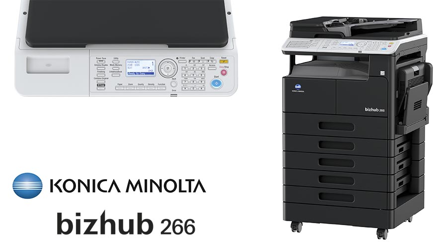 Impresora multifunción Konica Minolta Bithub 266. Distribuidor oficial de Konica Minolta en la Comunidad de Madrid, Ibérica de Duplicadoras