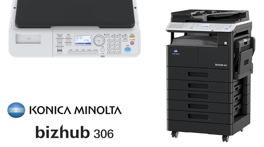 Impresora multifunción Konica Minolta Bithub 306. Distribuidor oficial de Konica Minolta en la Comunidad de Madrid, Ibérica de Duplicadoras