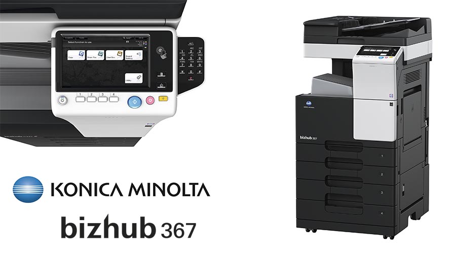 Impresora multifunción Konica Minolta Bithub 367. Distribuidor oficial de Konica Minolta en la Comunidad de Madrid, Ibérica de Duplicadoras