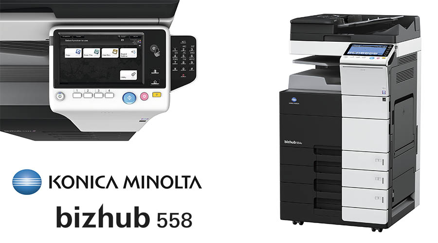 Impresora multifunción Konica Minolta Bithub 558. Distribuidor oficial de Konica Minolta en la Comunidad de Madrid, Ibérica de Duplicadoras