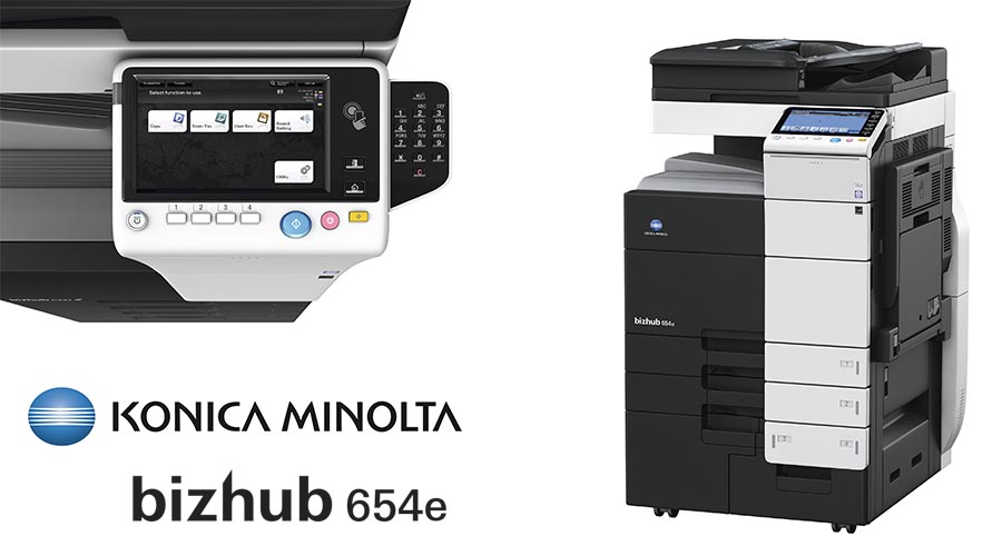 Impresora multifunción Konica Minolta Bithub 654e. Distribuidor oficial de Konica Minolta en la Comunidad de Madrid, Ibérica de Duplicadoras