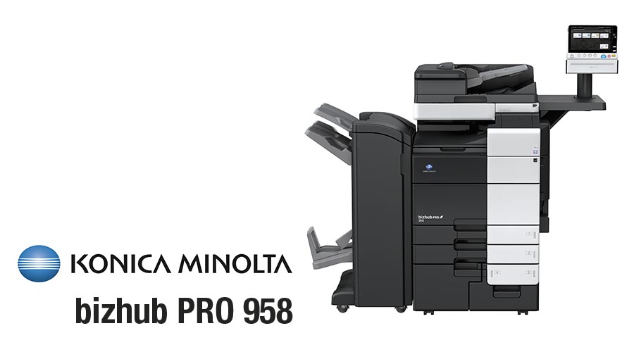 Impresora multifunción Konica Minolta Bithub 958. Distribuidor oficial de Konica Minolta en la Comunidad de Madrid, Ibérica de Duplicadoras