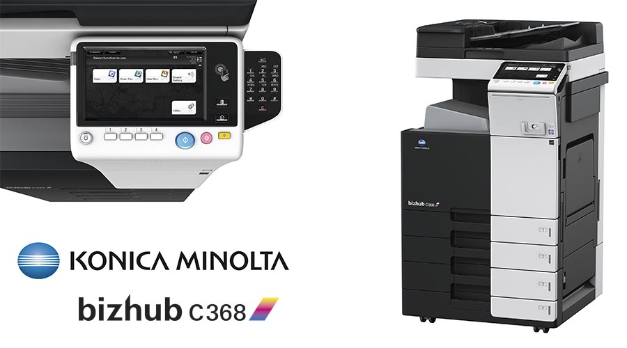 Impresora multifunción Konica Minolta Bithub C368. Distribuidor oficial de Konica Minolta en la Comunidad de Madrid, Ibérica de Duplicadoras