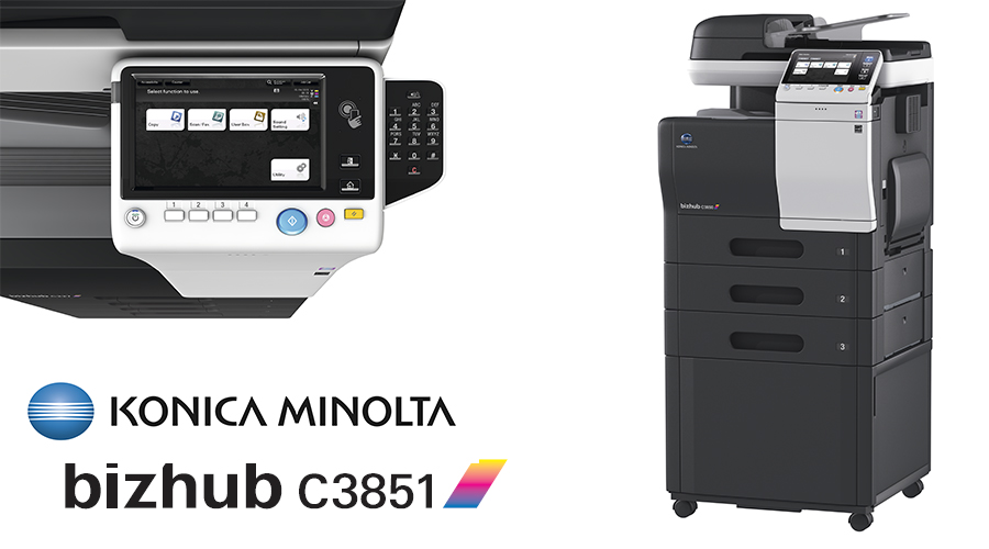 Impresora multifunción Konica Minolta Bithub C3851. Distribuidor oficial de Konica Minolta en la Comunidad de Madrid, Ibérica de Duplicadoras