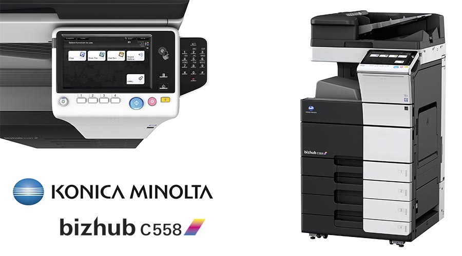 Impresora multifunción Konica Minolta Bithub C558. Distribuidor oficial de Konica Minolta en la Comunidad de Madrid, Ibérica de Duplicadoras